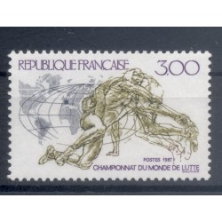 France 1987 - Y & T  n. 2482 - Championnats du monde de lutte (Michel n. 2621)