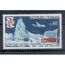 France 1968 - Y & T n. 1574 - French polar expeditions (Michel n. 1639)