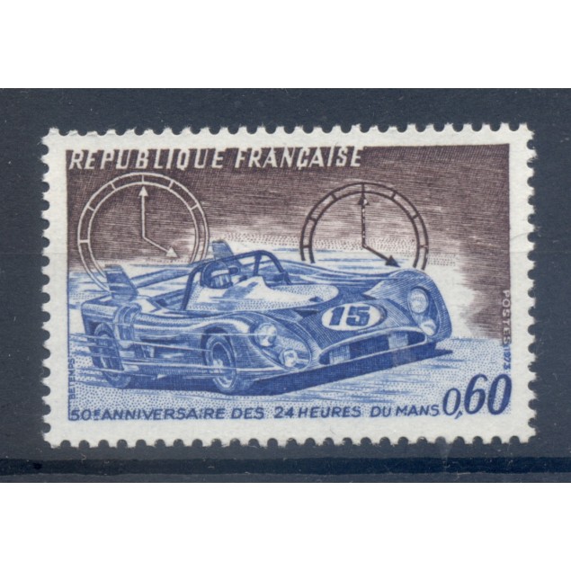 France 1973 - Y & T  n. 1761 - 24 heures du Mans (Michel n. 1838)