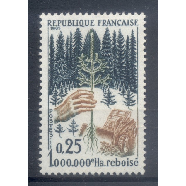 France 1965 - Y & T  n. 1460 - Millionième hectare reboisé (Michel n. 1524)