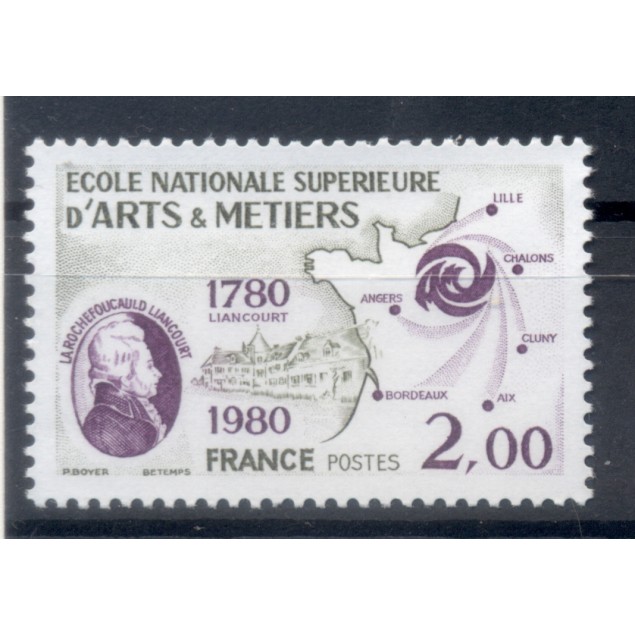 Francia  1980 - Y & T n. 2087 - ENSAM (Michel n. 2205)