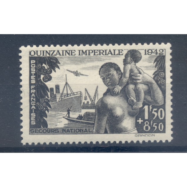 Francia 1942 - Y & T n. 543 - Quinzaine impériale (Michel n. 552)