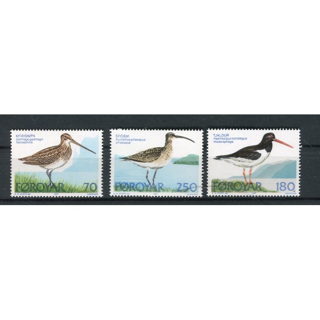 Faroe Islands 1977 - Mi. n. 28/30 - Birds