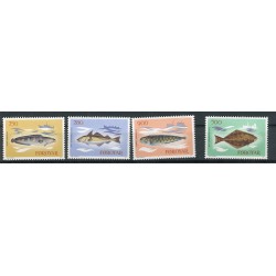 Faroe Islands 1983 - Mi. n. 86/89 - Fishes