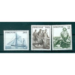 Faroe Islands 1984 - Mi. n. 103/105 - Fishing