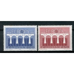 Faroe 1984 - Mi. n. 97/98 - EUROPA CEPT Bridge