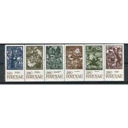 Faroe 1984 -  Mi. n. 106/111 - Fairy Tales