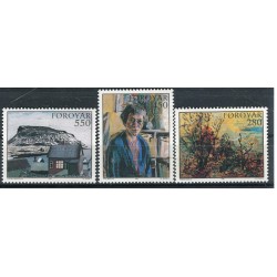 Isole Feroe 1985 -  Mi. n. 118/120 - Dipinti