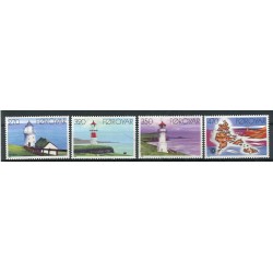 Faroe 1985 -  Mi. n. 121/124 - Lighthouses