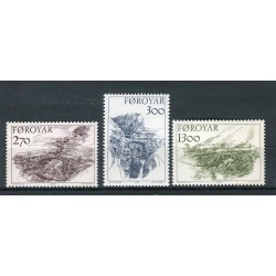 Faroe 1986 - Mi. n. 142/144 - Bridges