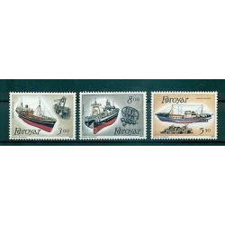 Faroe Islands 1987 - Mi. n. 151/153 - Fishing Boats