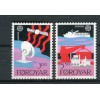 Isole Feroe 1988 - Mi. n. 166/167 - EUROPA CEPT Trasporti & Comunicazioni