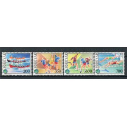 Isole Feroe 1989 - Mi. n. 186/189 - 3° Giochi dei piccoli Stati