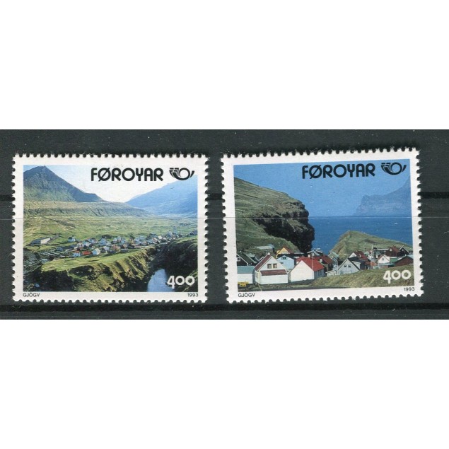 Isole Feroe 1993 - Mi. n. 246/247 - Turismo