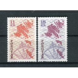 Îles Féroé 1997 - Mi. n. 320/321 - Carte