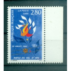 Francia  1995 - Y & T n. 2965 - Rastrellamento del Velodromo d'Inverno  (Michel n. 3107)