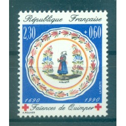 France 1990 - Y & T  n. 2646 - Au profit de la Croix-Rouge (Michel n.2773 A)