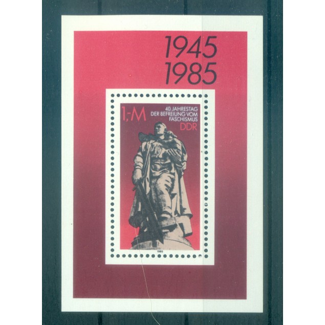 Germany - GDR 1985 - Y & T sheet n. 81 - Liberation from fascism (Michel sheet n. 82)