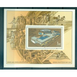 Allemagne - RDA 1981 - Y & T feuillet n. 62 - Centre de sport (Michel n. 64)