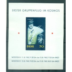 Germany - GDR 1962 - Y & T sheet n. 11 - First grouped spaceflight (Michel n. 64)