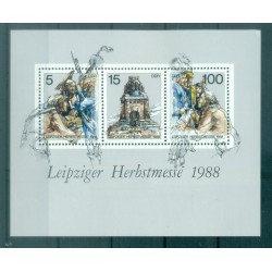 Allemagne - RDA 1988 - Y & T feuillet n. 94 - Foire d'automne de Leipzig (Michel feuillet n. 95)
