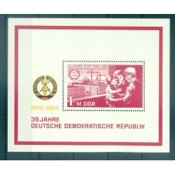 Allemagne - RDA 1984 - Y & T feuillet n. 76 - République Démocratique Allemande (Michel feuillet n. 78)