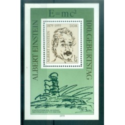 Germany - GDR 1979 - Y & T sheet n. 51 - Albrt Einstein (Michel sheet n. 54)