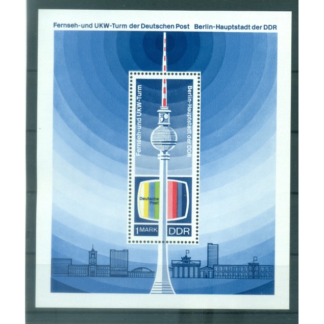 Allemagne - RDA 1969 - Y & T feuillet n. 25 - République Démocratique Allemande (Michel feuillet n. 30)