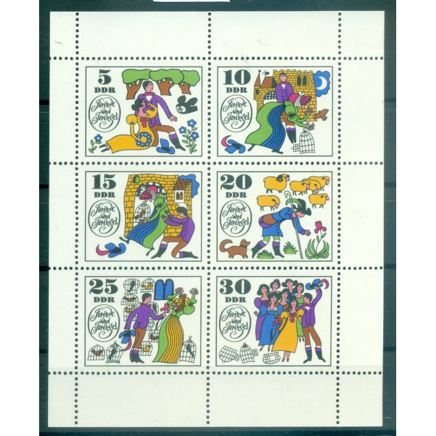 Germany - GDR 1969 - Y & T n. 1146/51 - Fairy Tales (Michel n. 1450/55)