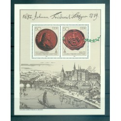 Allemagne - RDA 1982 - Y & T feuillet n. 63 - Johann Friedrich Böttger (Michel feuillet n. 65)