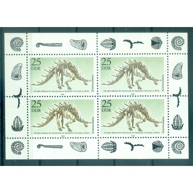 Germania - RDT 1990 - Y& T n. 2925 - Museo di Storia naturale (Michel n. 3325)