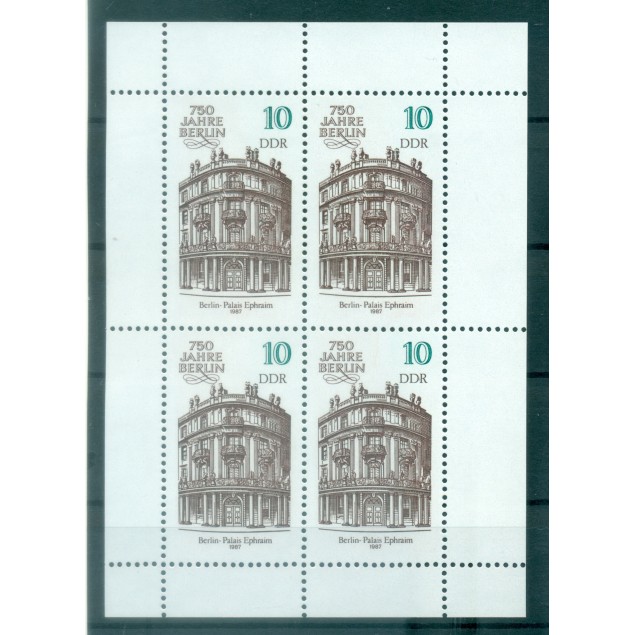 Allemagne - RDA 1987 - Y & T n. 2695/98 - Berlin (Michel n. 3075/78)