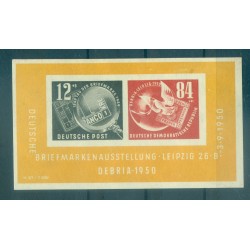 Allemagne - RDA 1950 - Y & T feuillet n. 1 - DEBRIA (Michel n. 7)