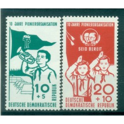 Germany - GDR 1958 - Y & T n. 365/66 - Pioneers Organization (Michel n. 645/46)