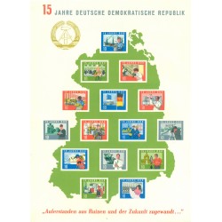 Allemagne - RDA 1964 - Y & T feuillet n. 14 - République Démocratique Allemande (Michel n. 19)