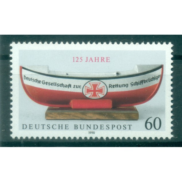Allemagne 1990 - Michel n. 1465 - Société allemande de Secours aux naufragés (Y & T n. 1297)