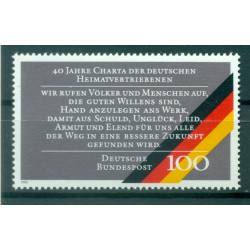 Allemagne  1990 - Michel n. 1470 - Charte des Expulsés allemands (Y & T n. 1302)