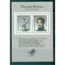 Allemagne 1991 - Michel feuillet n. 25 - Theodor Körner (Y & T feuillet n. 24)