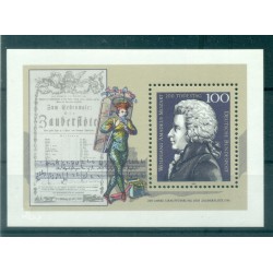 Allemagne  1991 - Michel feuillet n. 26 - Wolfgang Amadeus Mozart (Y & T n. 25)