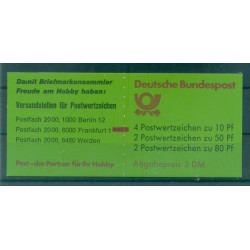 Allemagne - RFA 1990 - Y & T libretto n. C1179b (I) - Serie ordinaria (Michel n.  MH 25 a v mZ)