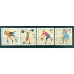 Germany 1991 - Michel n. 1499/1502 - Sports events of the year (Y & T n. 1331/34)