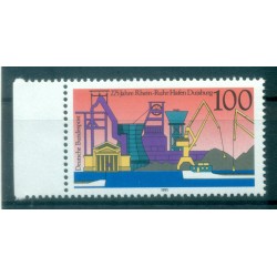 Germany 1991 - Y & T n. 1390 - Harbour of Duisburg (Michel n. 1558)