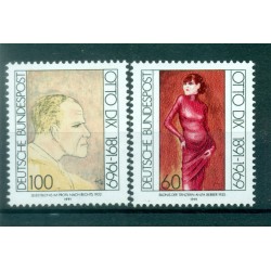 Germania 1991 - Y & T n. 1404/05 - Otto Dix (Michel n. 1572/73)