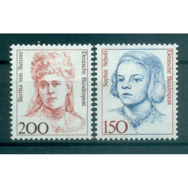 Allemagne  1991 - Michel n. 1497/98 - Série courante (Y & T n. 1329/30)