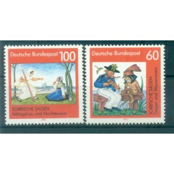 Allemagne  1991 - Y & T n. 1408/09 - Culture sorabe (Michel n. 1576/77)