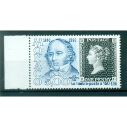 Monaco  1990 - Y & T n. 1719 - Creation du 1er Timbre-Poste (Michel n. 1956)