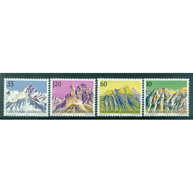 Liechtenstein 1990 - Y & T n. 941/44 - Definitive (Michel n. 1000/03)