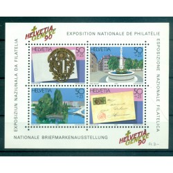 Suisse  1990 - Y & T feuillet n. 26 - "Helvetie Genève '90" (Michel feuillet n. 26)