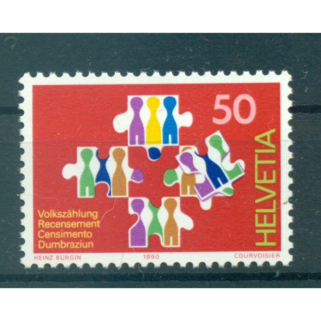 Svizzera 1990 - Y & T n. 1363 - Censimento (Michel n. 1435)