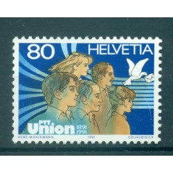 Suisse 1991 - Y & T n. 1382 - Union des P.T.T. (Michel n. 1454)